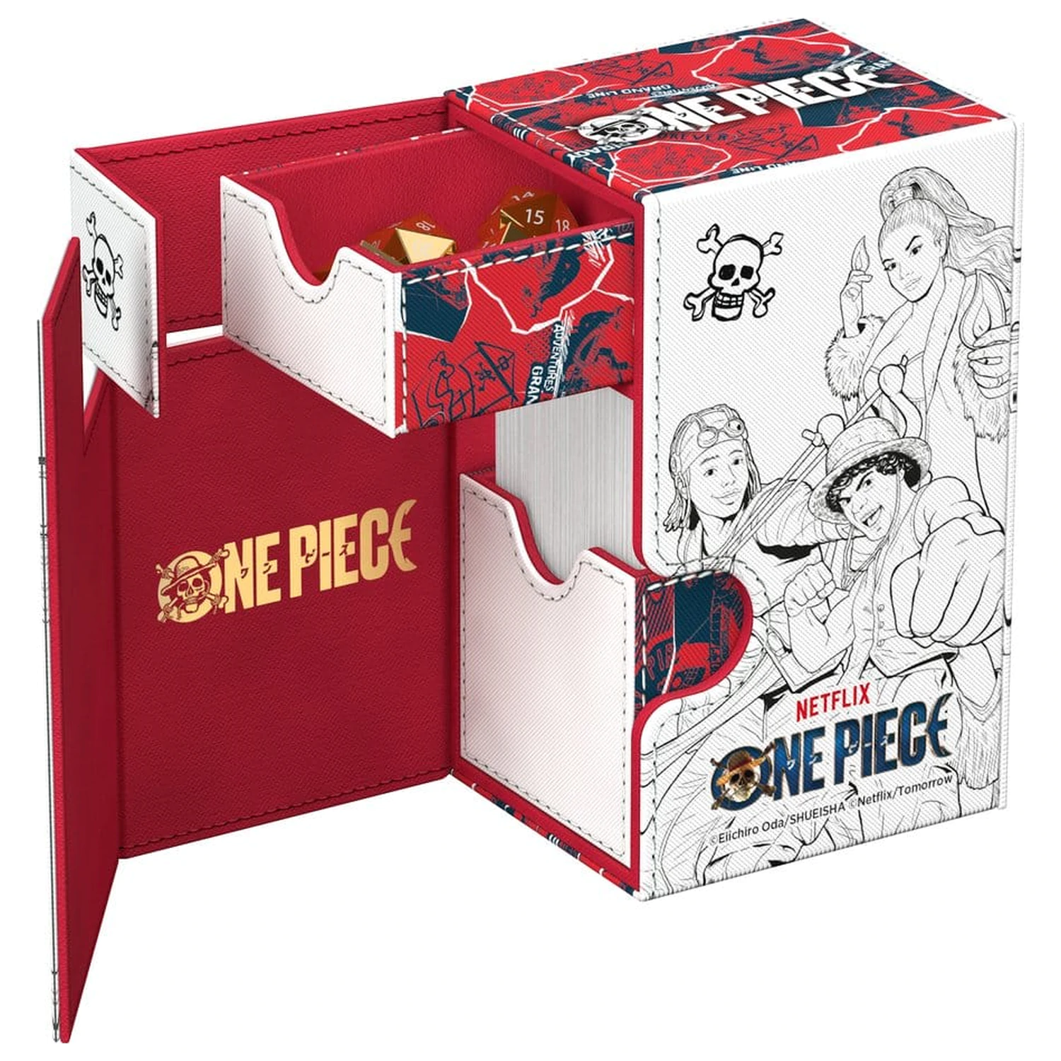 Ultimate Guard Flip'n'Tray 80+ Xenoskin One Piece - Sketch produktová fotografia