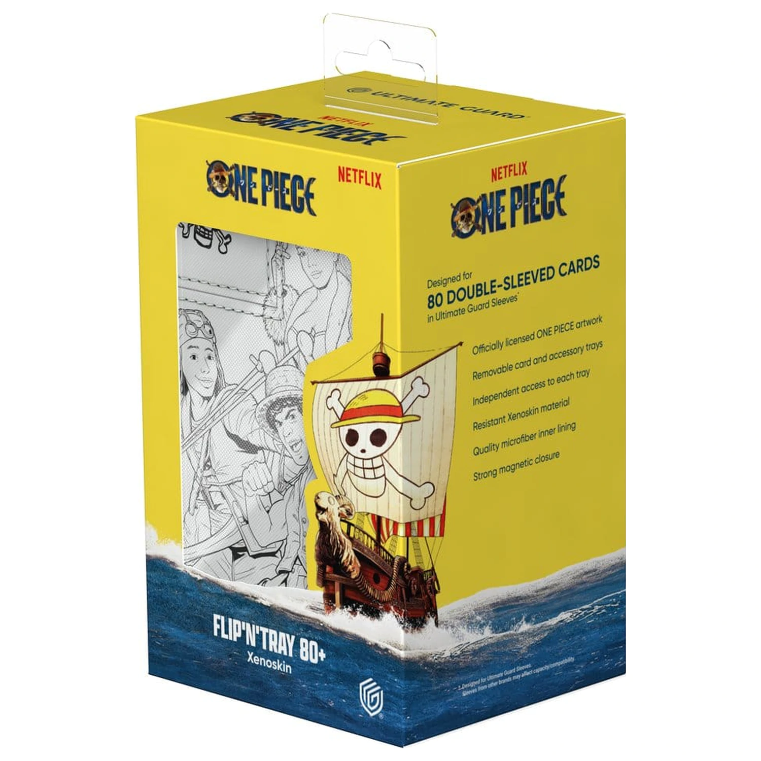 Ultimate Guard Flip'n'Tray 80+ Xenoskin One Piece - Sketch produktová fotografia