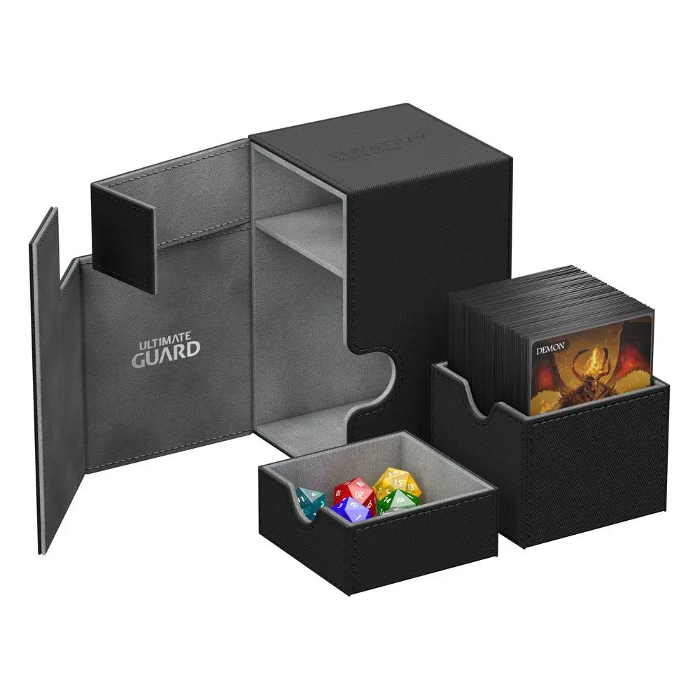 Ultimate Guard Flip'n'Tray Puzdro na balíček 100+ Standard Size XenoSkin Black produktová fotografia