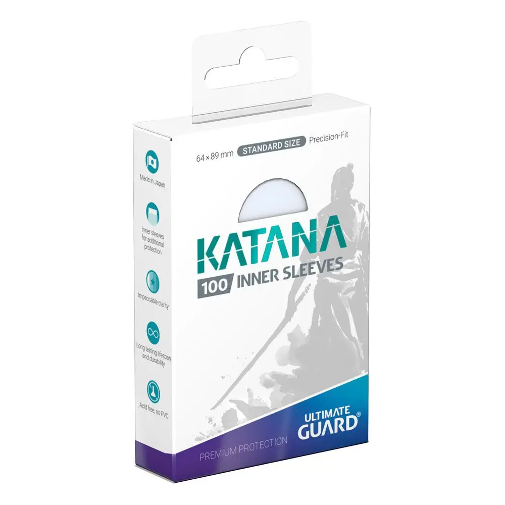 Ultimate Guard Katana Inner Sleeves Standard Size Transparent (100) termékfotó