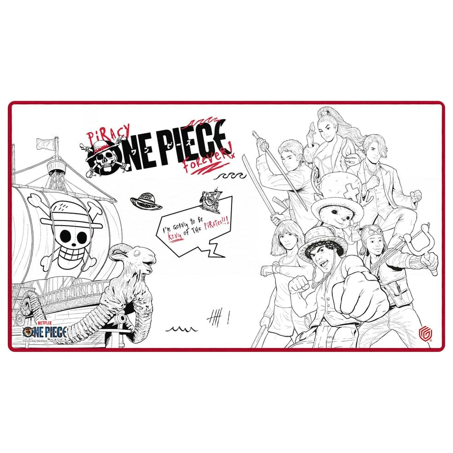 Ultimate Guard Play-Mat One Piece - Sketch podložka na hranie produktová fotografia