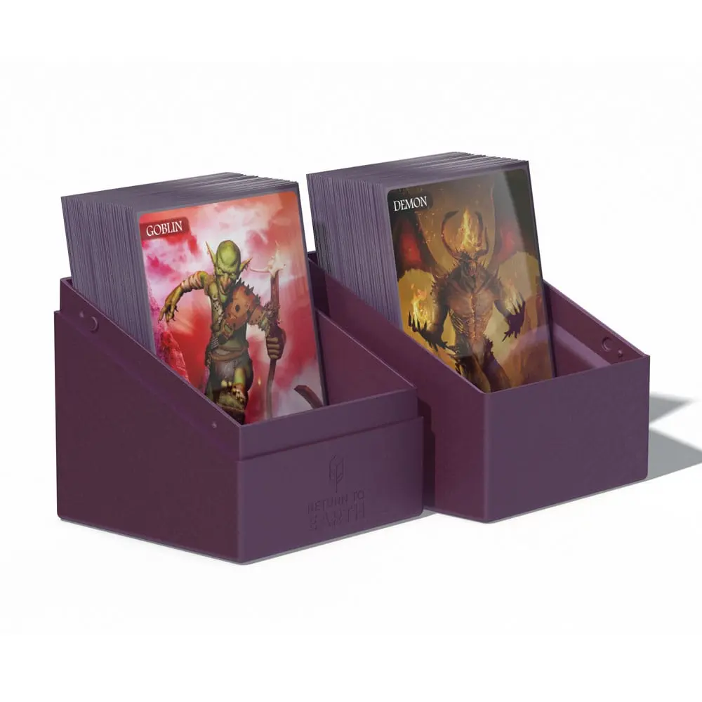 Ultimate Guard Return To Earth Boulder Deck Case 100+ Standard Size Purple termékfotó