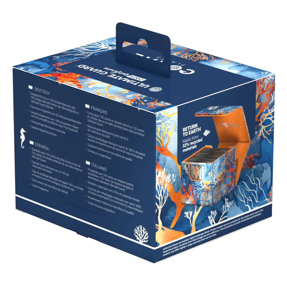 Ultimate Guard Sidewinder 100+ Xenoskin 2025 Exclusive "Coral Places" - Fiery Reef - Obal na karty produktová fotografia