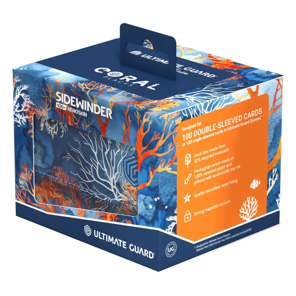 Ultimate Guard Sidewinder 100+ Xenoskin 2025 Exclusive "Coral Places" - Fiery Reef - Obal na karty produktová fotografia