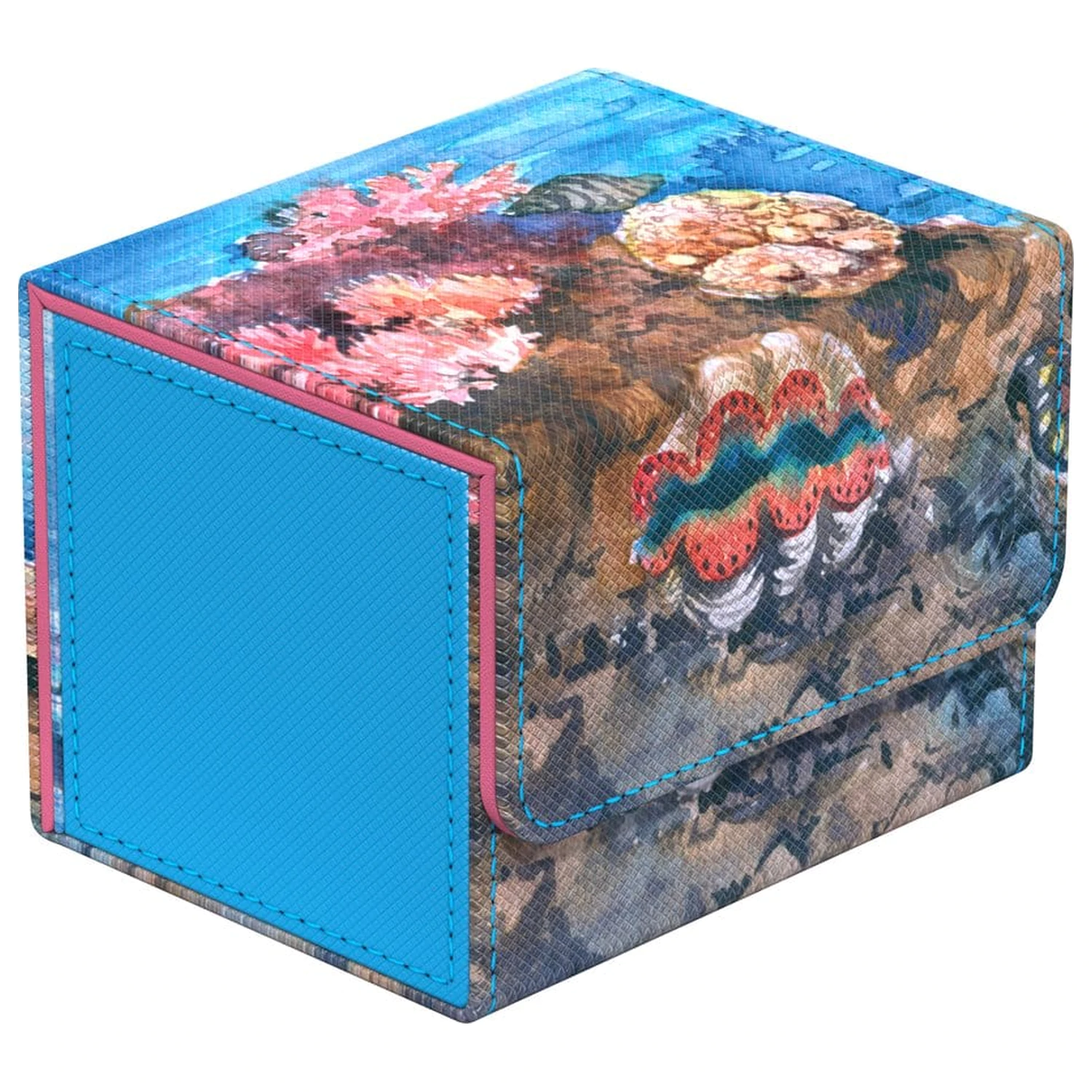 Ultimate Guard Sidewinder 100+ Xenoskin "Coral Places" - Seablue Hush produktová fotografia
