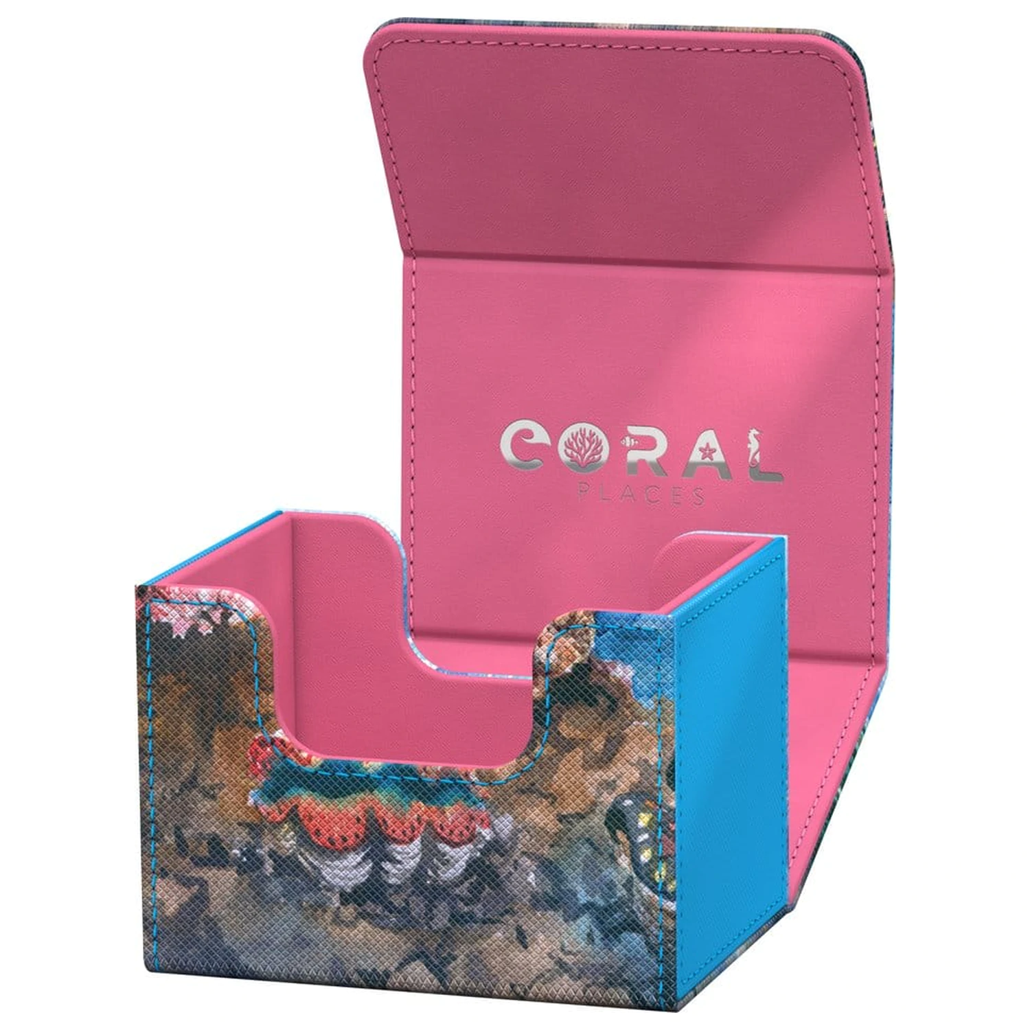 Ultimate Guard Sidewinder 100+ Xenoskin "Coral Places" - Seablue Hush produktová fotografia