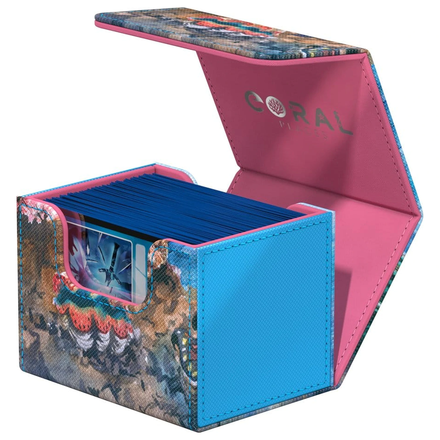 Ultimate Guard Sidewinder 100+ Xenoskin "Coral Places" - Seablue Hush produktová fotografia