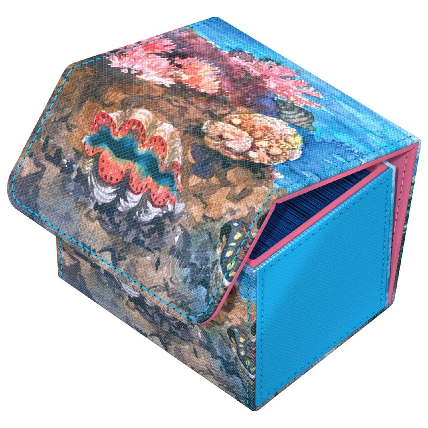 Ultimate Guard Sidewinder 100+ Xenoskin "Coral Places" - Seablue Hush produktová fotografia