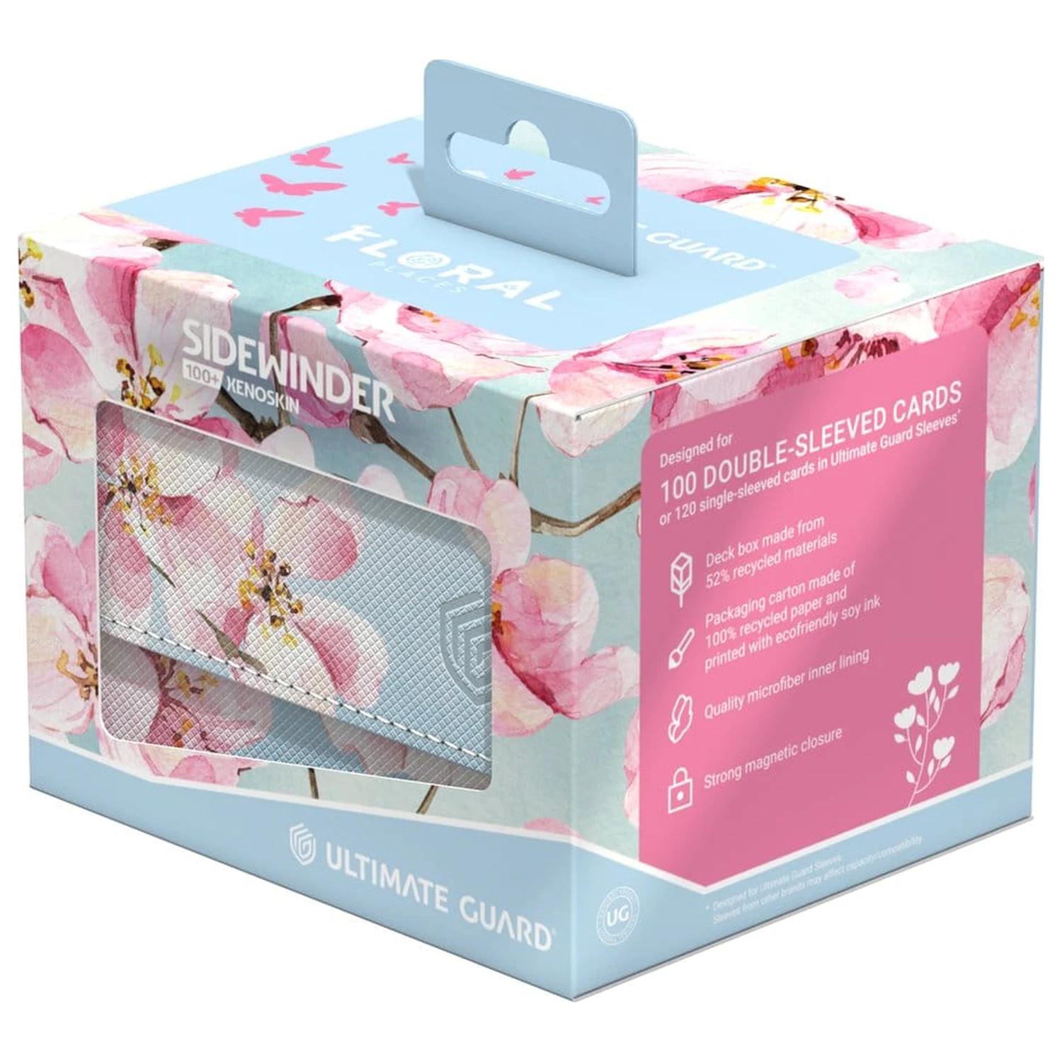 Ultimate Guard Sidewinder 100+ Xenoskin "Floral Places" - Cherry Blossom produktová fotografia