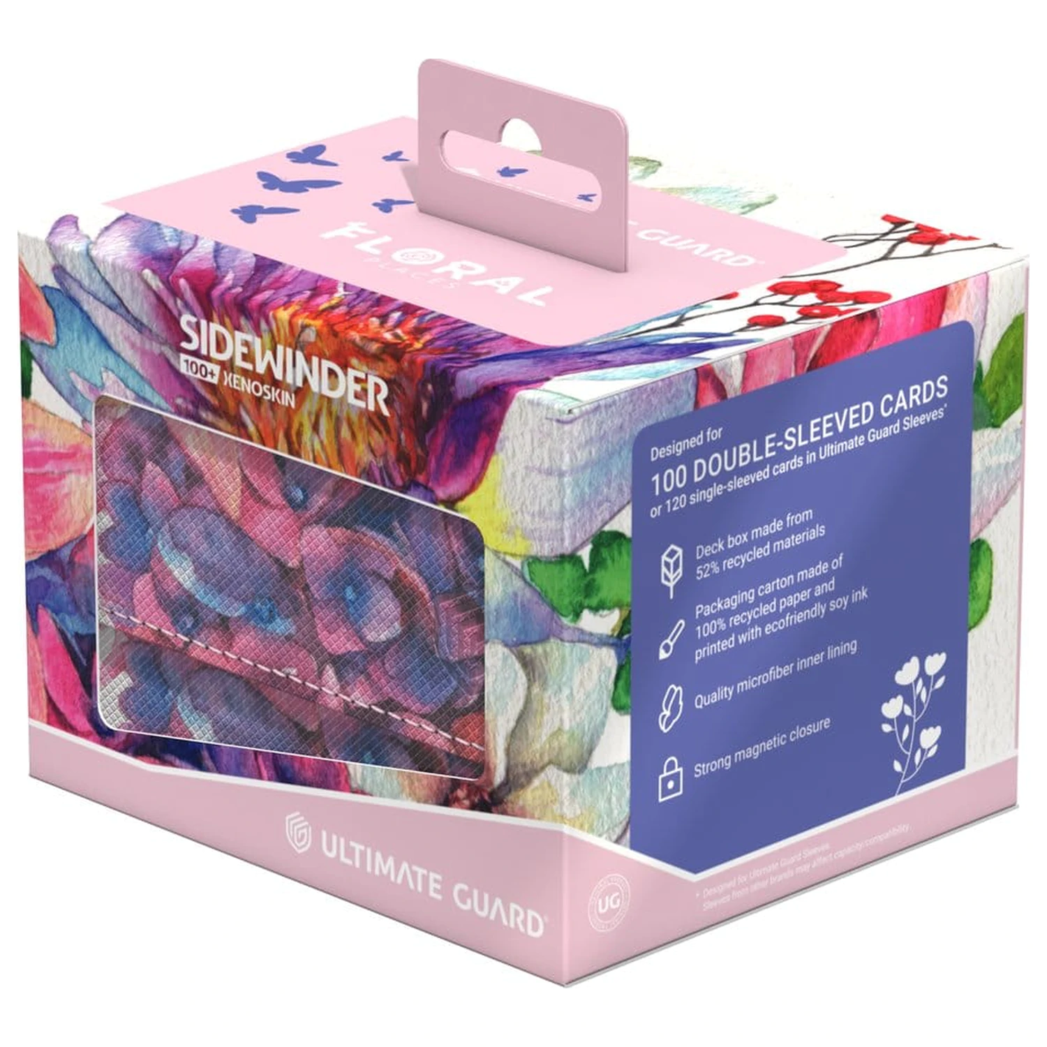 Ultimate Guard Sidewinder 100+ Xenoskin "Floral Places" - Lotus Bloom produktová fotografia