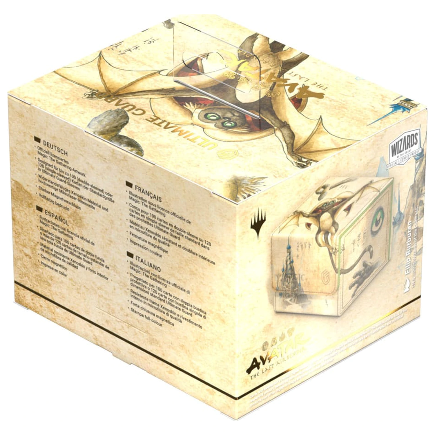 Ultimate Guard Sidewinder 100+ Xenoskin Magic: The Gathering | Avatar: The Last Airbender - Momo, Friendly Flier produktová fotografia