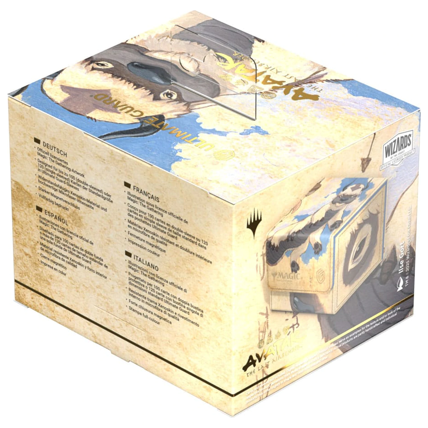 Ultimate Guard Sidewinder 100+ Xenoskin Magic: The Gathering | Avatar: The Last Airbender - Black Mana produktová fotografia