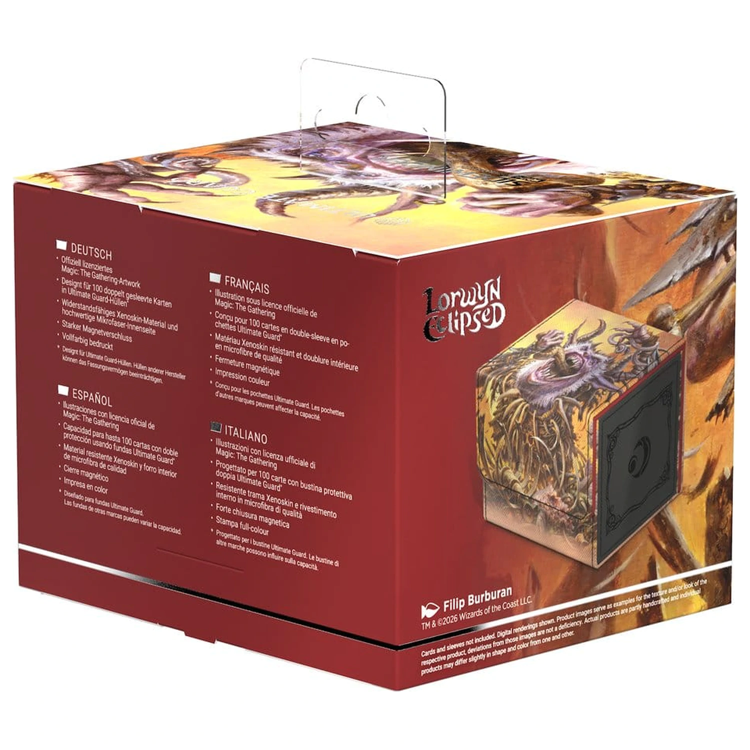 Ultimate Guard Sidewinder 100+ Xenoskin Magic: The Gathering "Lorwyn Eclipsed" - Gristle Glutton produktová fotografia