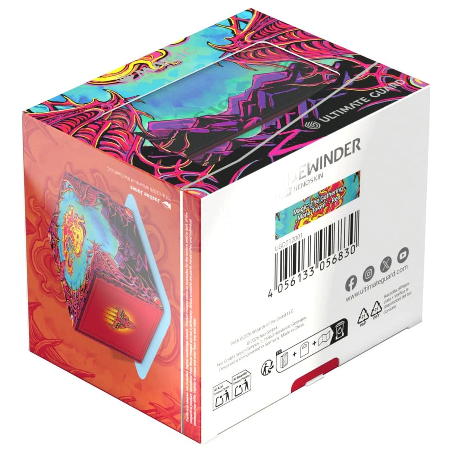 Ultimate Guard Sidewinder 100+ Xenoskin Magic: The Gathering "Mana Token" - Mountain produktová fotografia