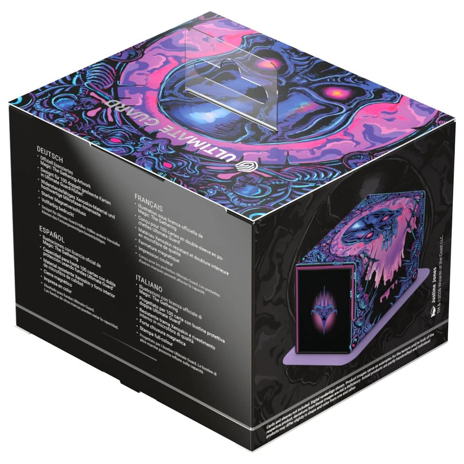 Ultimate Guard Sidewinder 100+ Xenoskin Magic: The Gathering "Mana Token" - Swamp produktová fotografia