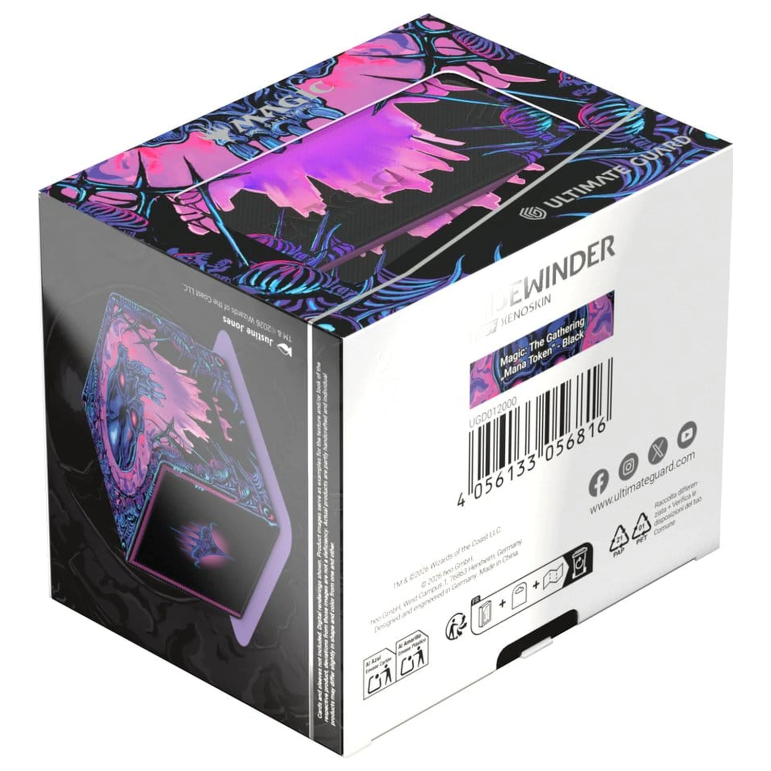 Ultimate Guard Sidewinder 100+ Xenoskin Magic: The Gathering "Mana Token" - Swamp produktová fotografia