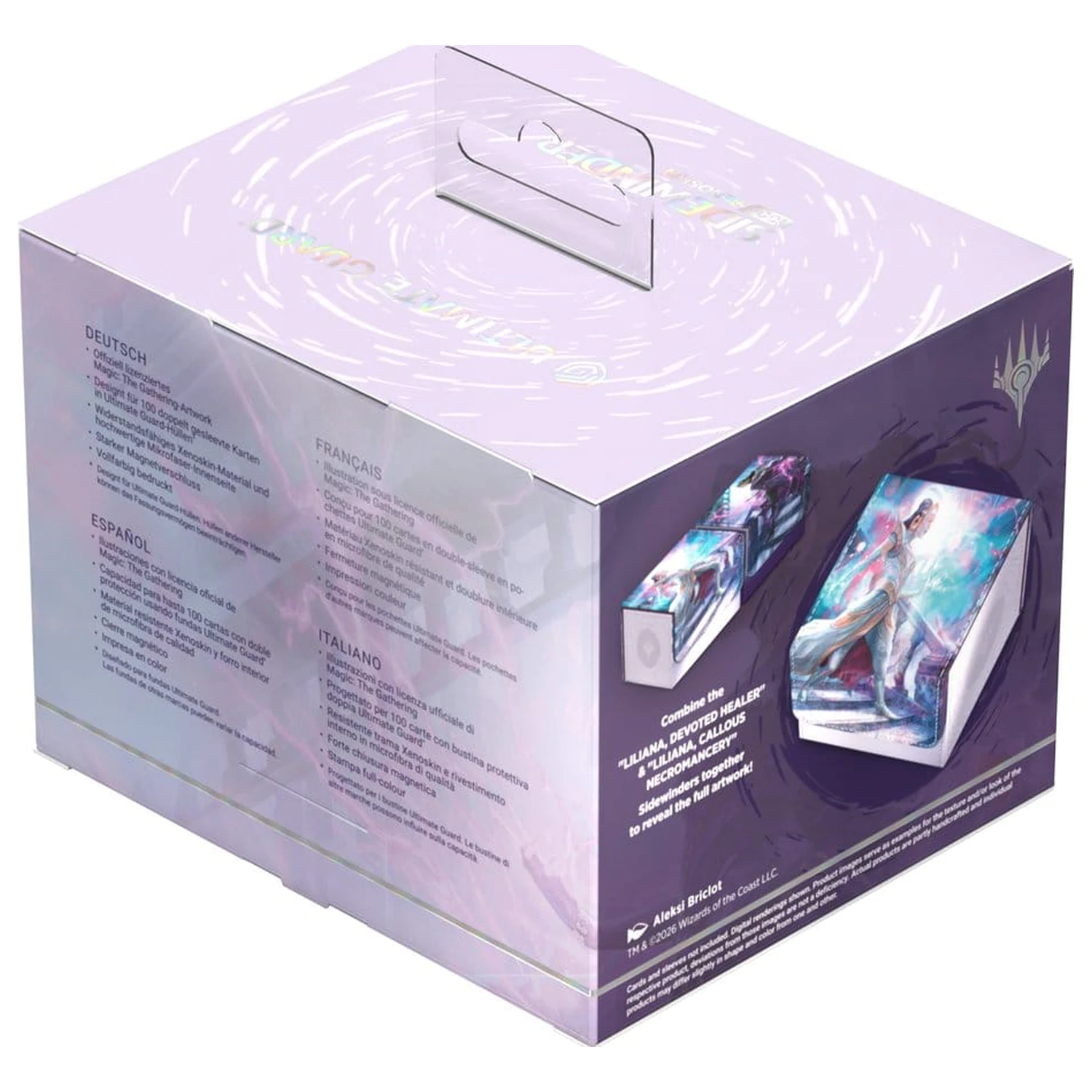 Ultimate Guard Sidewinder 100+ Xenoskin Magic: The Gathering "Reality Fracture" - Liliana, Devoted Healer produktová fotografia