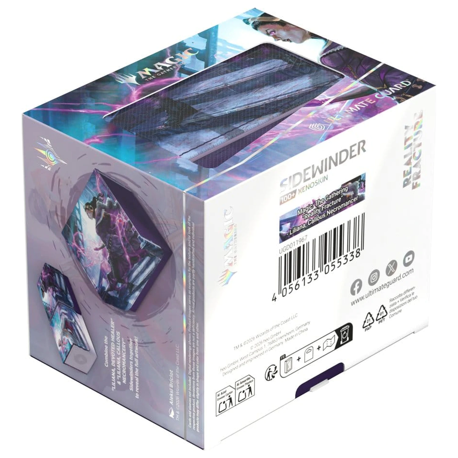 Ultimate Guard Sidewinder 100+ Xenoskin Magic: The Gathering "Reality Fracture" - Liliana, Callous Necromancer produktová fotografia