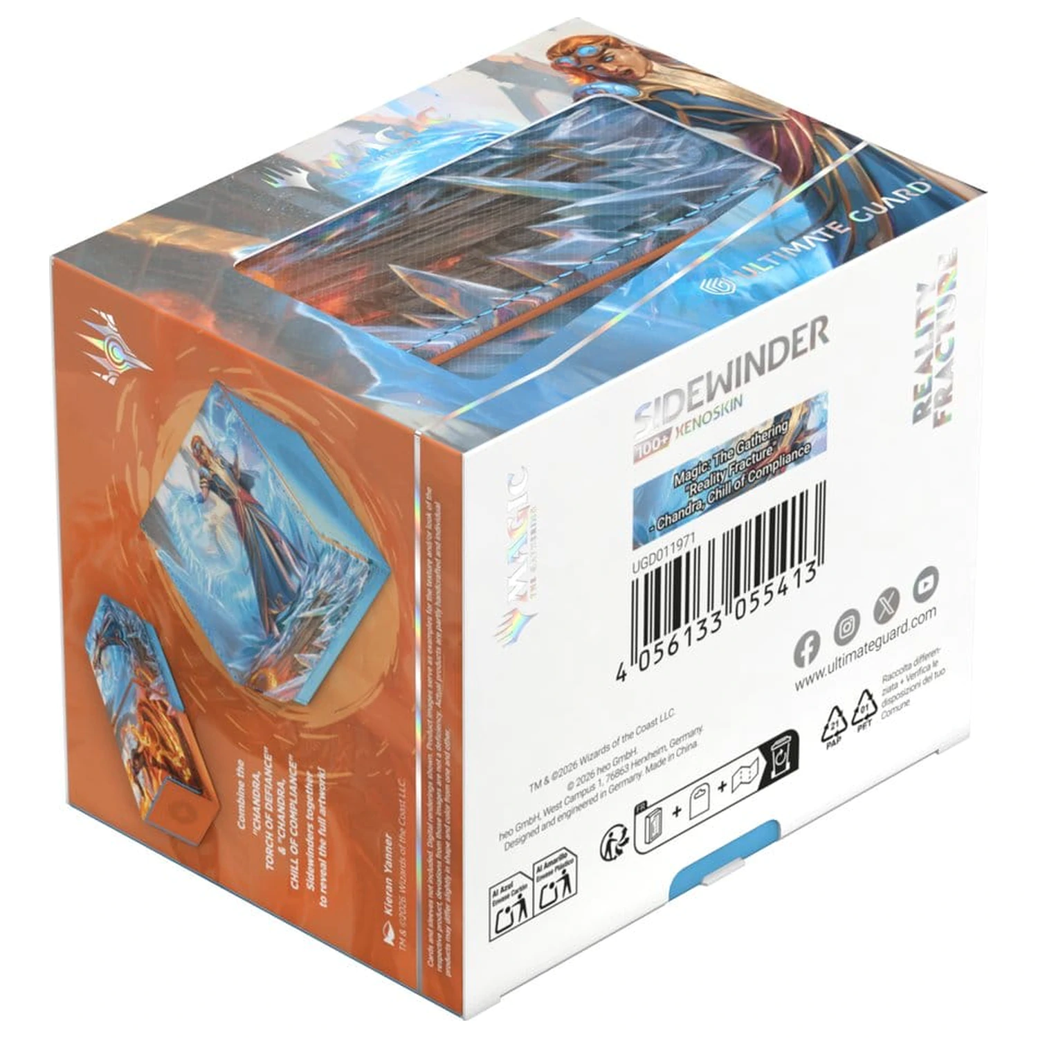 Ultimate Guard Sidewinder 100+ Xenoskin Magic: The Gathering "Reality Fracture" - Chandra, Chill of Compliance produktová fotografia