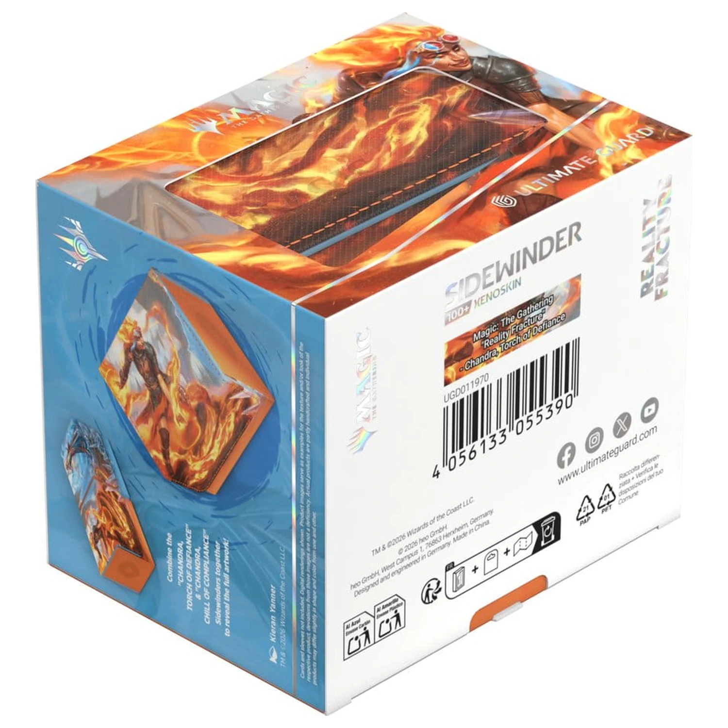 Ultimate Guard Sidewinder 100+ Xenoskin Magic: The Gathering "Reality Fracture" - Chandra, Torch of Defiance produktová fotografia