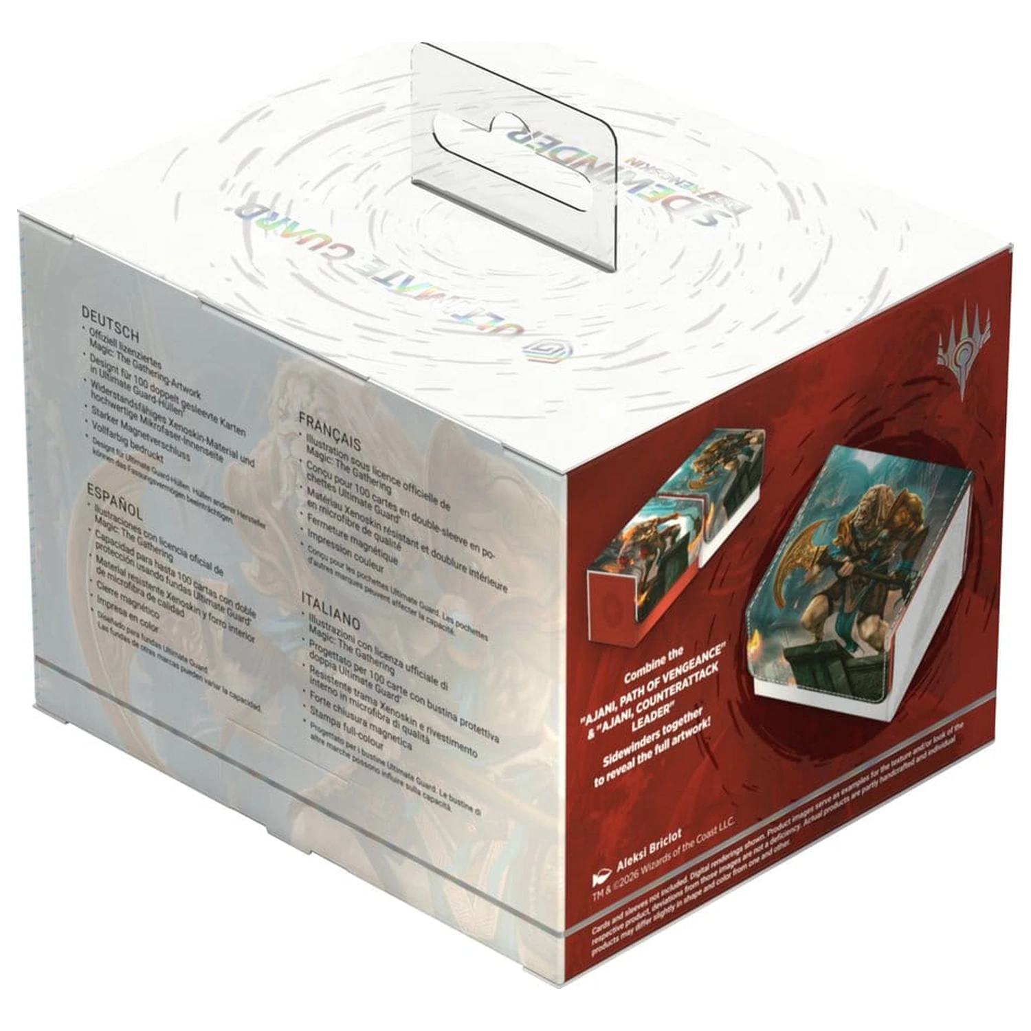 Ultimate Guard Sidewinder 100+ Xenoskin Magic: The Gathering "Reality Fracture" - Ajani, Counterattack Leader produktová fotografia