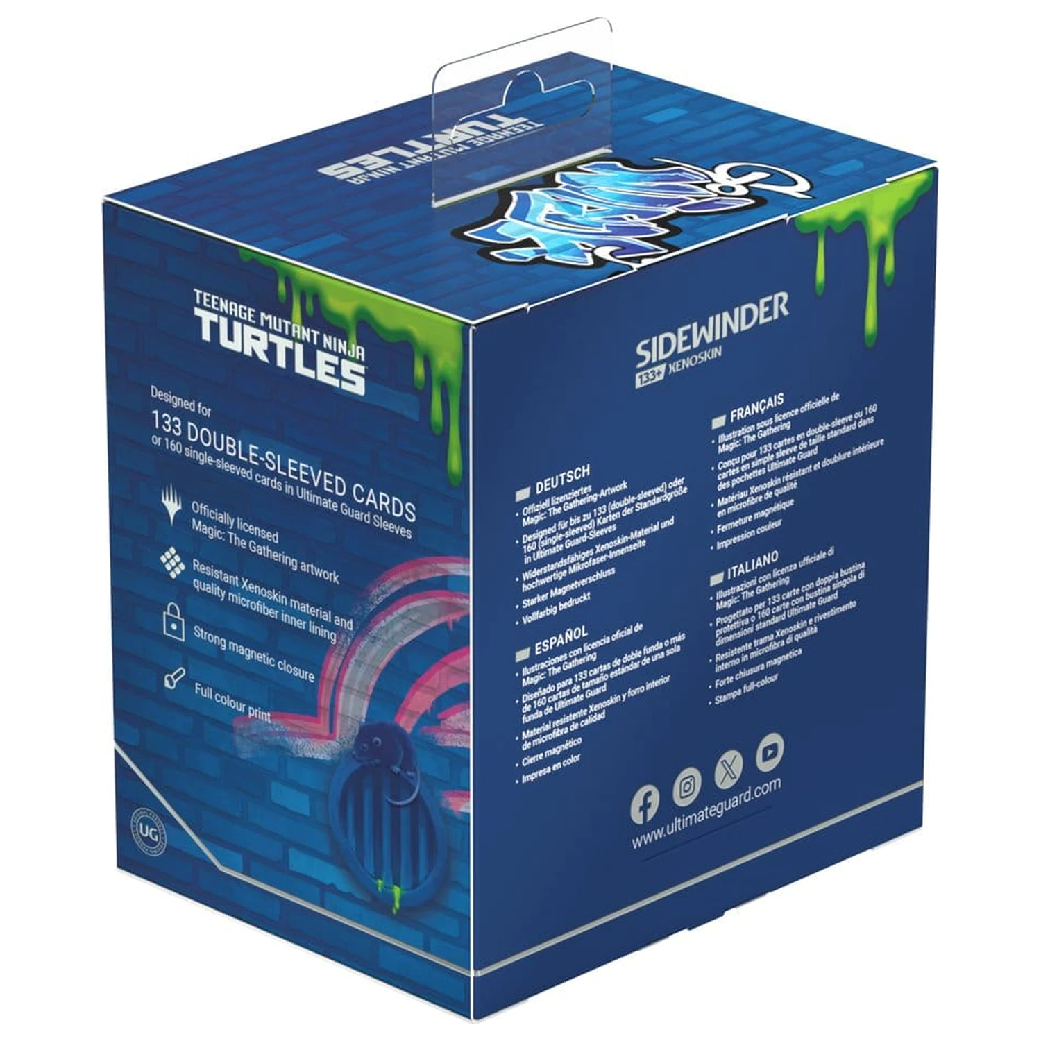 Ultimate Guard Sidewinder 133+ Xenoskin Magic: The Gathering | Teenage Mutant Ninja Turtles - Sewer Walls produktová fotografia