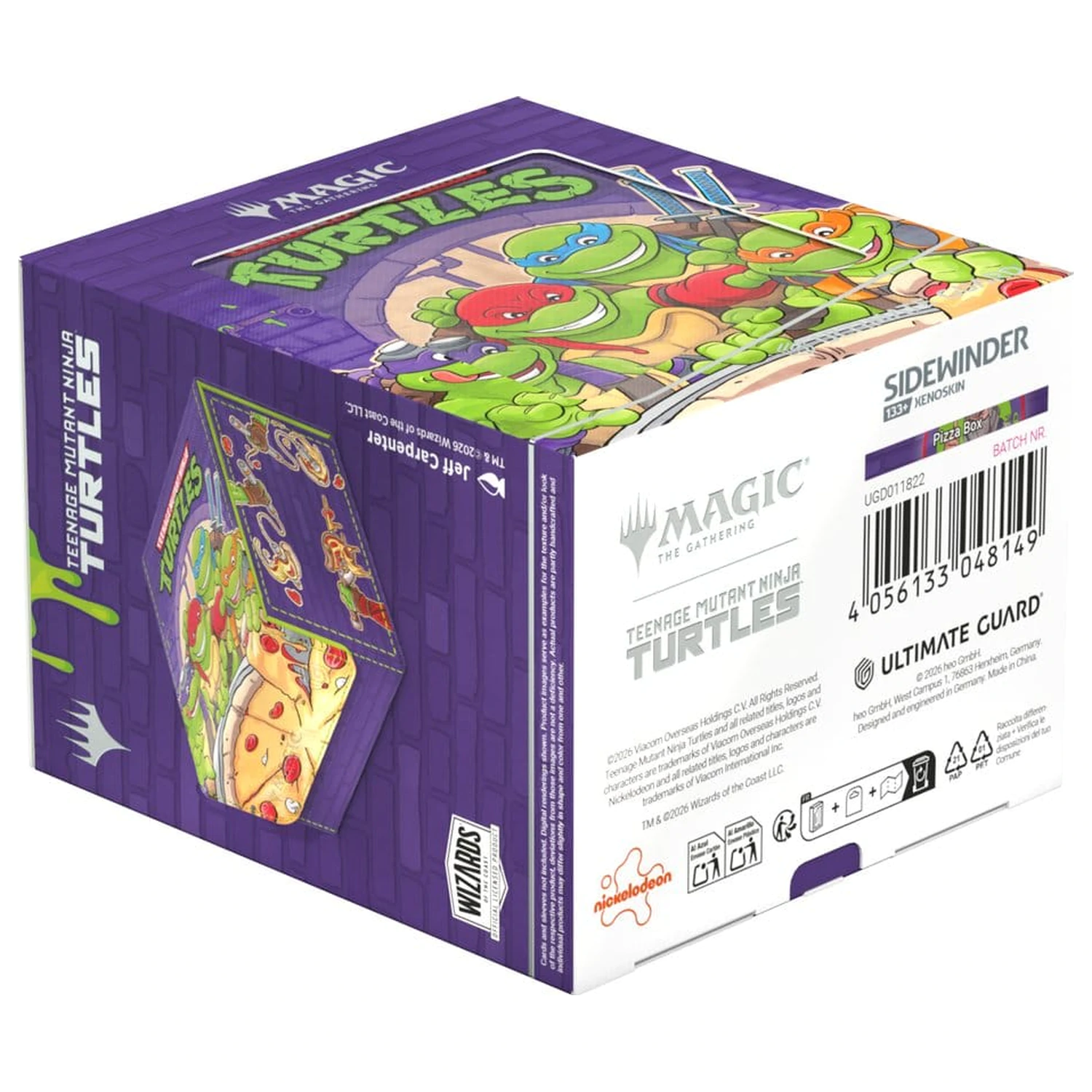 Ultimate Guard Sidewinder 133+ Xenoskin Magic: The Gathering | Teenage Mutant Ninja Turtles - Pizza box produktová fotografia