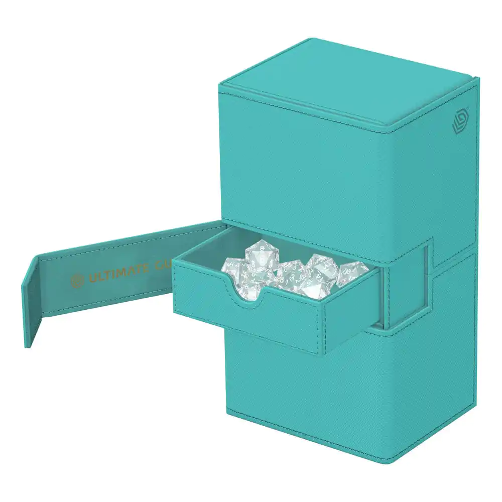 Ultimate Guard Twin Flip'n'Tray 200+ Xenoskin "Summer Edition 2025" - Lagoon produktová fotografia