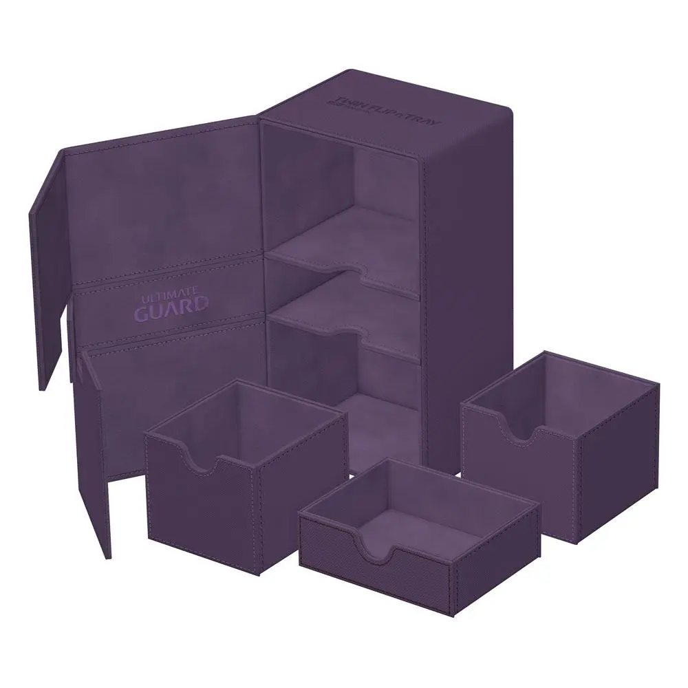 Ultimate Guard Twin Flip`n`Tray 200+ XenoSkin Monocolor Purple termékfotó