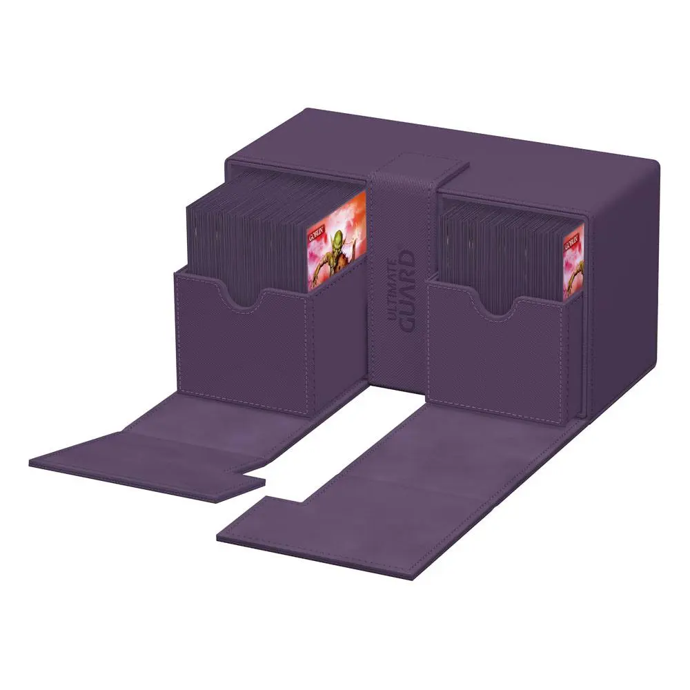 Ultimate Guard Twin Flip`n`Tray 200+ XenoSkin Monocolor Purple termékfotó