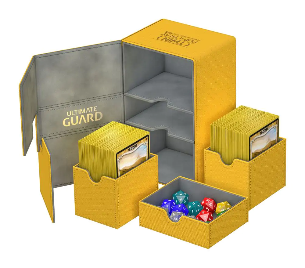 Ultimate Guard Twin Flip´n´Tray Puzdro na karty 160+ Standard Size XenoSkin Amber produktová fotografia