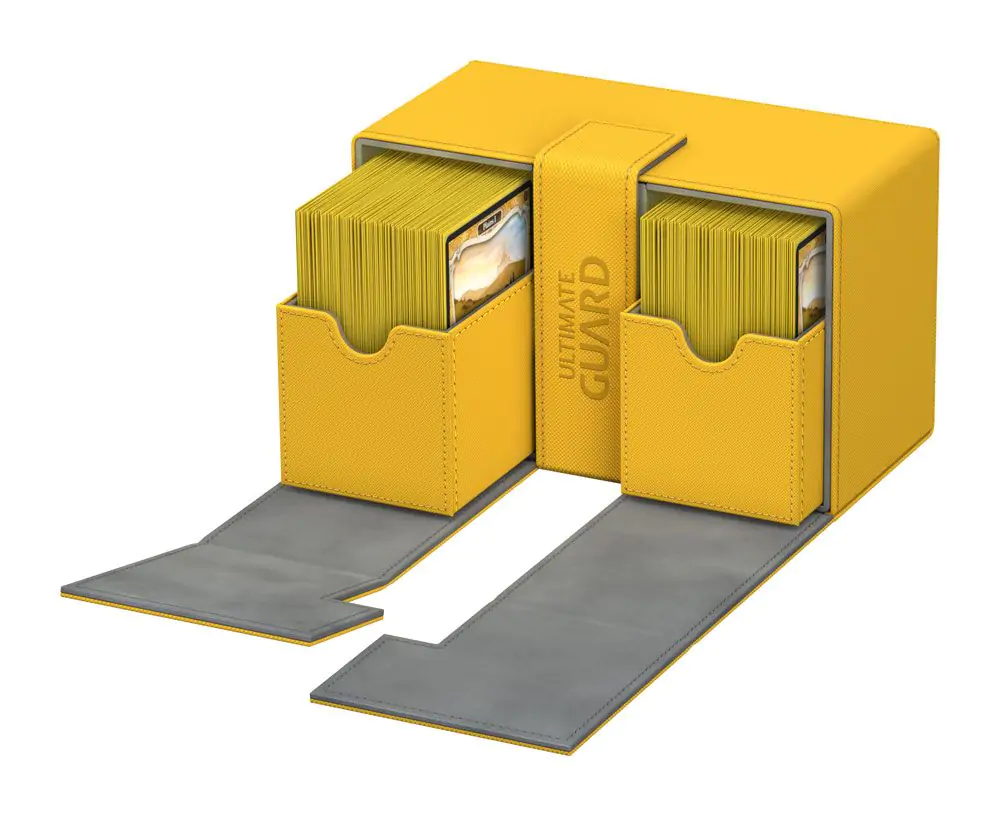 Ultimate Guard Twin Flip´n´Tray Puzdro na karty 160+ Standard Size XenoSkin Amber produktová fotografia