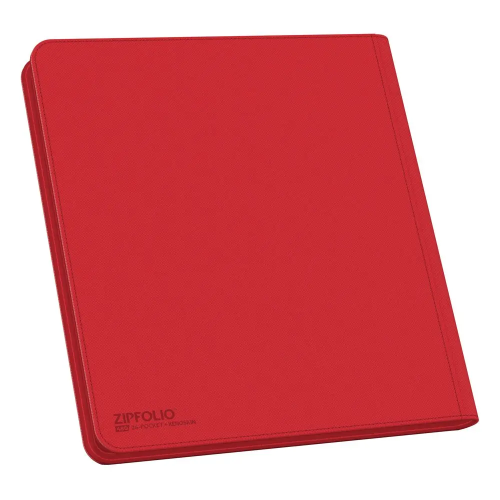 Ultimate Guard Zipfolio 480 - 24-vrecka XenoSkin (Quadrow) - Red termékfotó