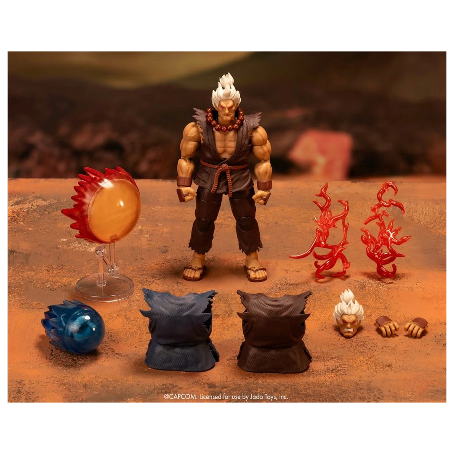 Ultra Street Fighter II: The Final Challengers Akuma Deluxe 1/12 akčná figúrka 15 cm produktová fotografia