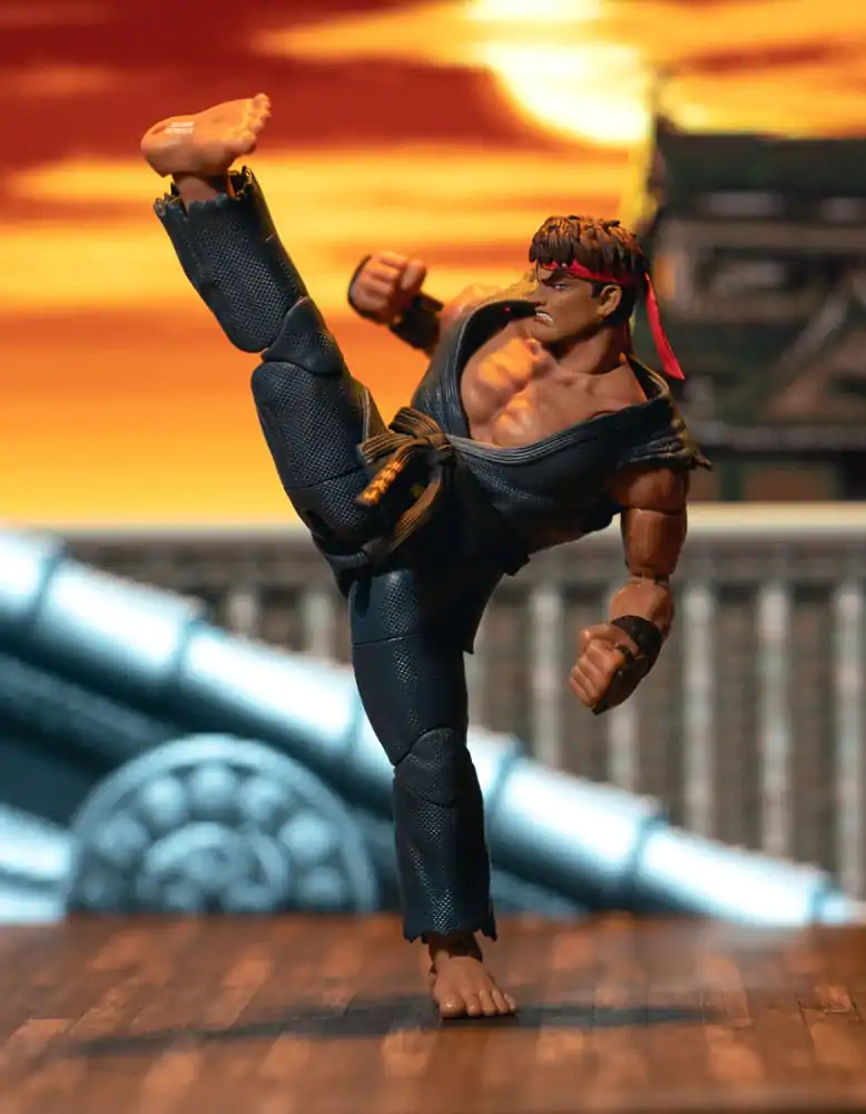 Akčná figúrka Ultra Street Fighter II: The Final Challengers 1/12 Evil Ryu SDCC 2023 Exclusive 15 cm produktová fotografia