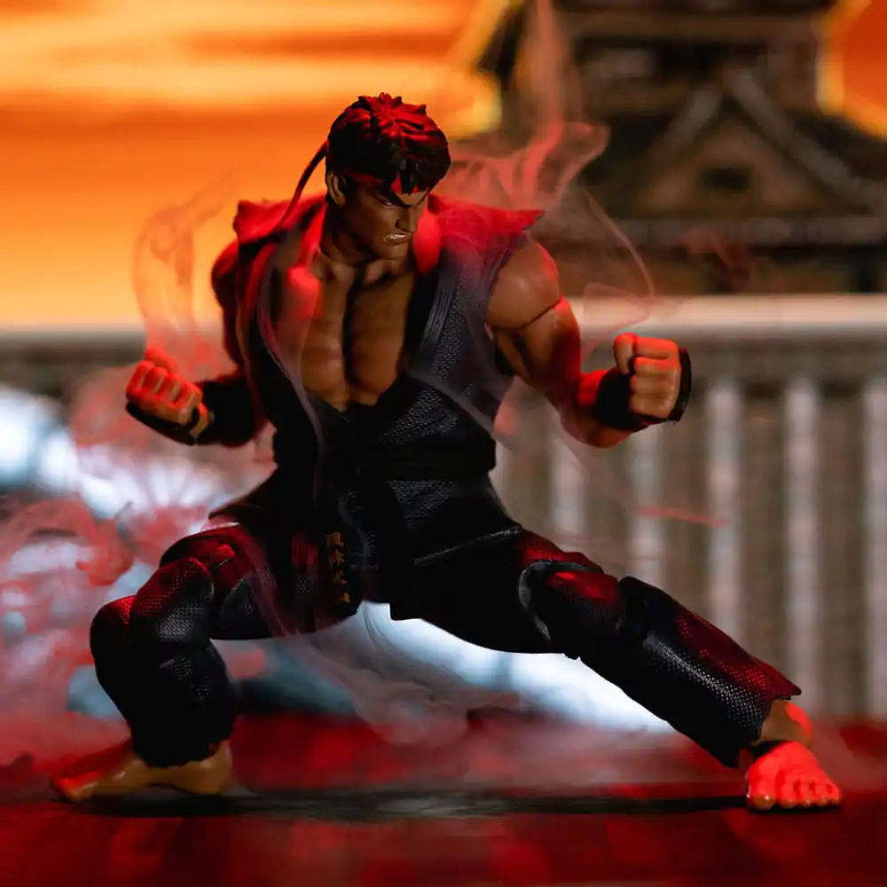 Akčná figúrka Ultra Street Fighter II: The Final Challengers 1/12 Evil Ryu SDCC 2023 Exclusive 15 cm produktová fotografia