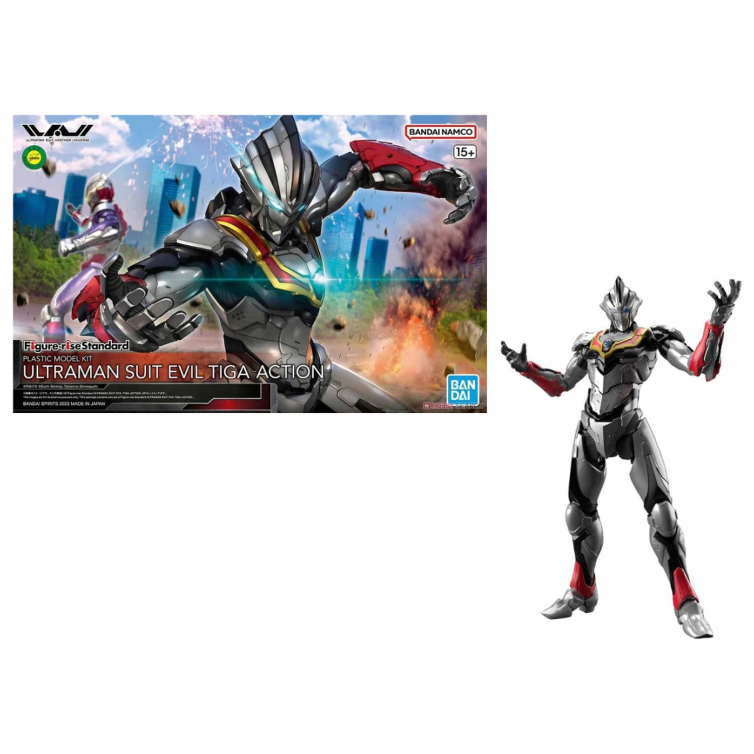 Ultraman Figure-rise Standard Ultraman Evil Tiga "Akčný" modelový kit produktová fotografia