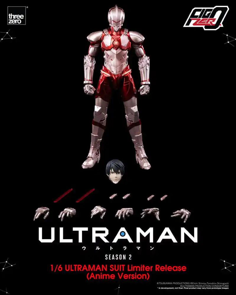 Ultraman FigZero Akčná figúrka 1/6 Ultraman Suit (Anime Version) Limited Release 31 cm produktová fotografia