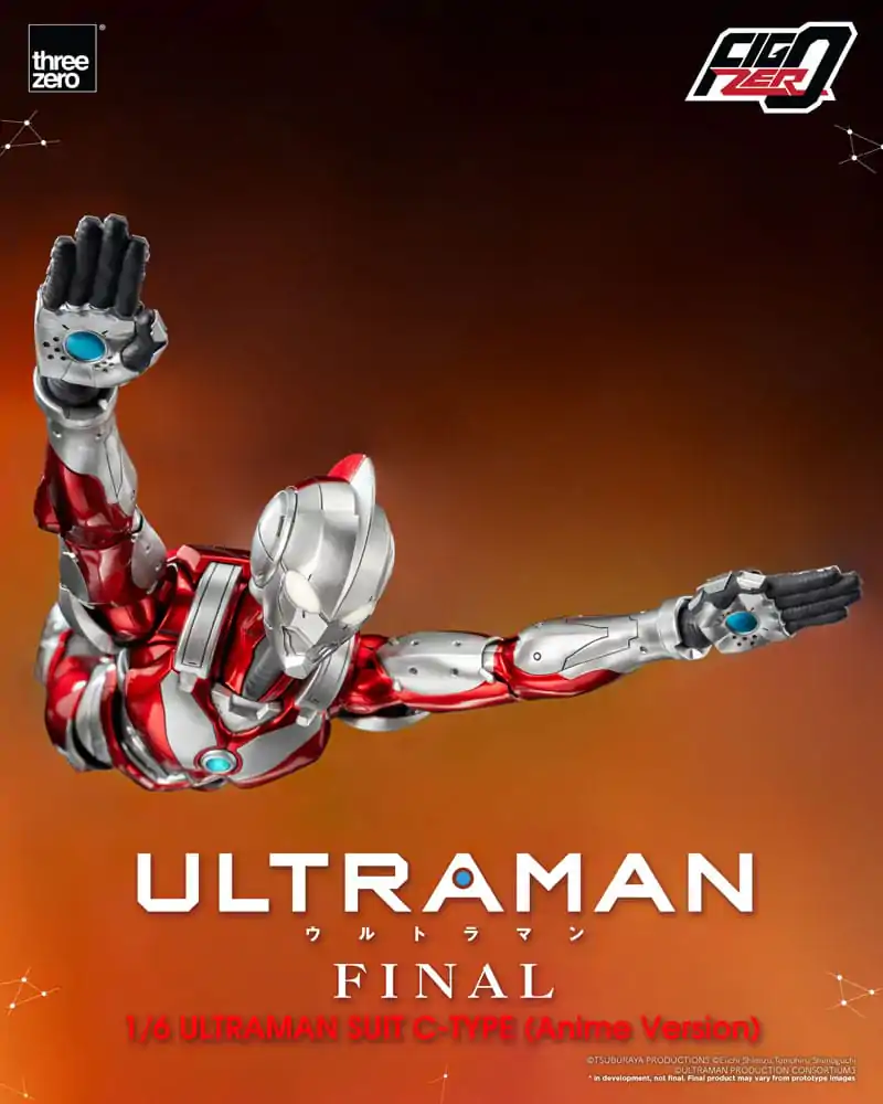 Ultraman FigZero Akčná figúrka 1/6 Ultraman Suit C-Type (Anime Version) 31 cm produktová fotografia