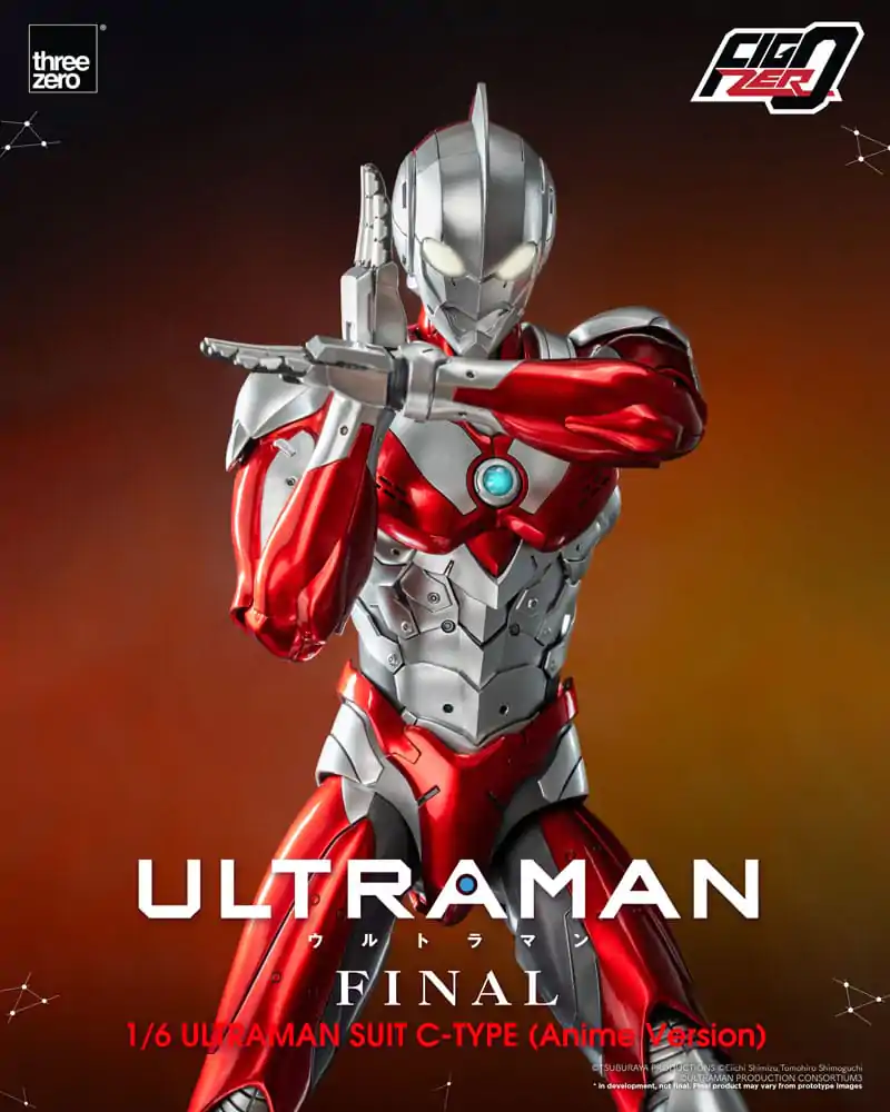 Ultraman FigZero Akčná figúrka 1/6 Ultraman Suit C-Type (Anime Version) 31 cm produktová fotografia