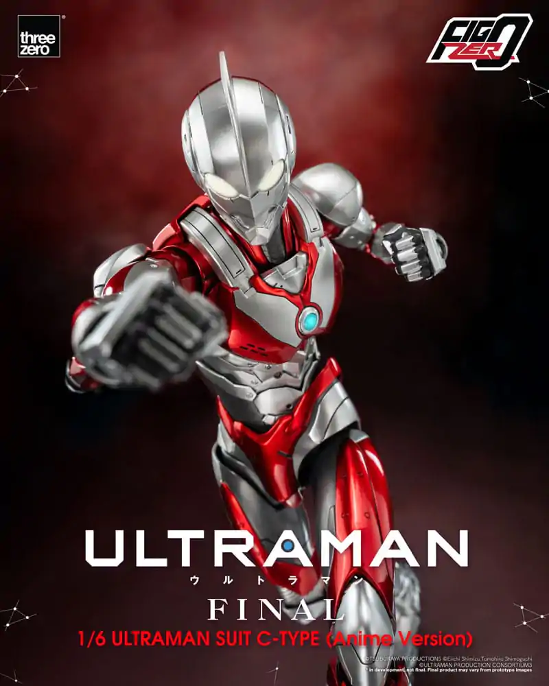 Ultraman FigZero Akčná figúrka 1/6 Ultraman Suit C-Type (Anime Version) 31 cm produktová fotografia