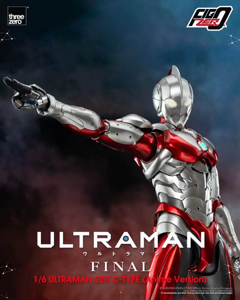 Ultraman FigZero Akčná figúrka 1/6 Ultraman Suit C-Type (Anime Version) 31 cm produktová fotografia