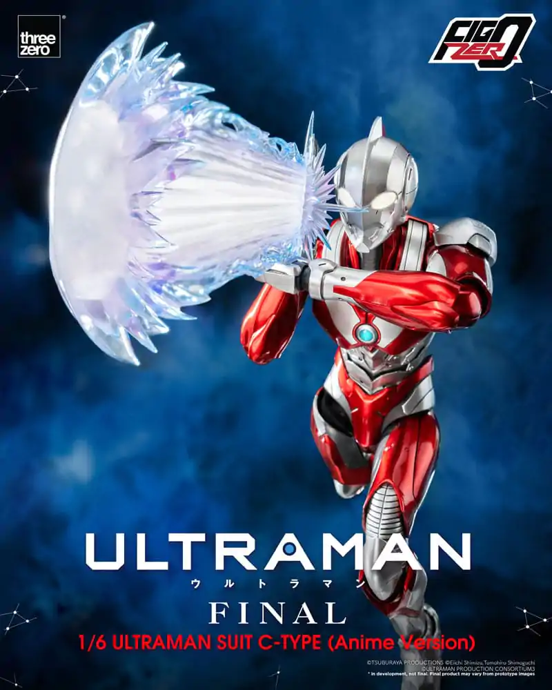 Ultraman FigZero Akčná figúrka 1/6 Ultraman Suit C-Type (Anime Version) 31 cm produktová fotografia