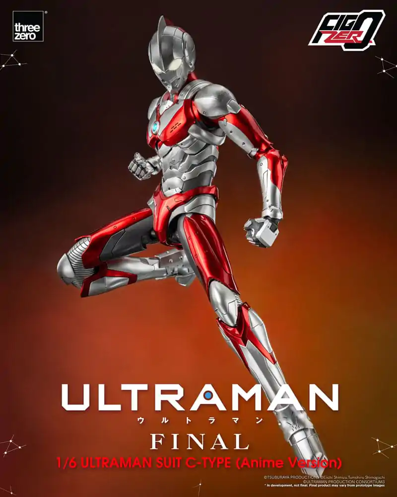 Ultraman FigZero Akčná figúrka 1/6 Ultraman Suit C-Type (Anime Version) 31 cm produktová fotografia