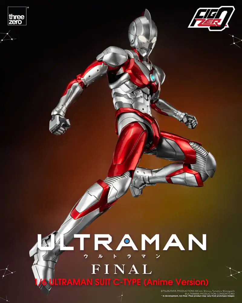 Ultraman FigZero Akčná figúrka 1/6 Ultraman Suit C-Type (Anime Version) 31 cm produktová fotografia