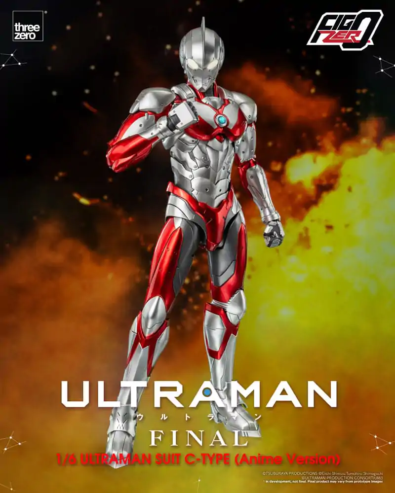 Ultraman FigZero Akčná figúrka 1/6 Ultraman Suit C-Type (Anime Version) 31 cm produktová fotografia