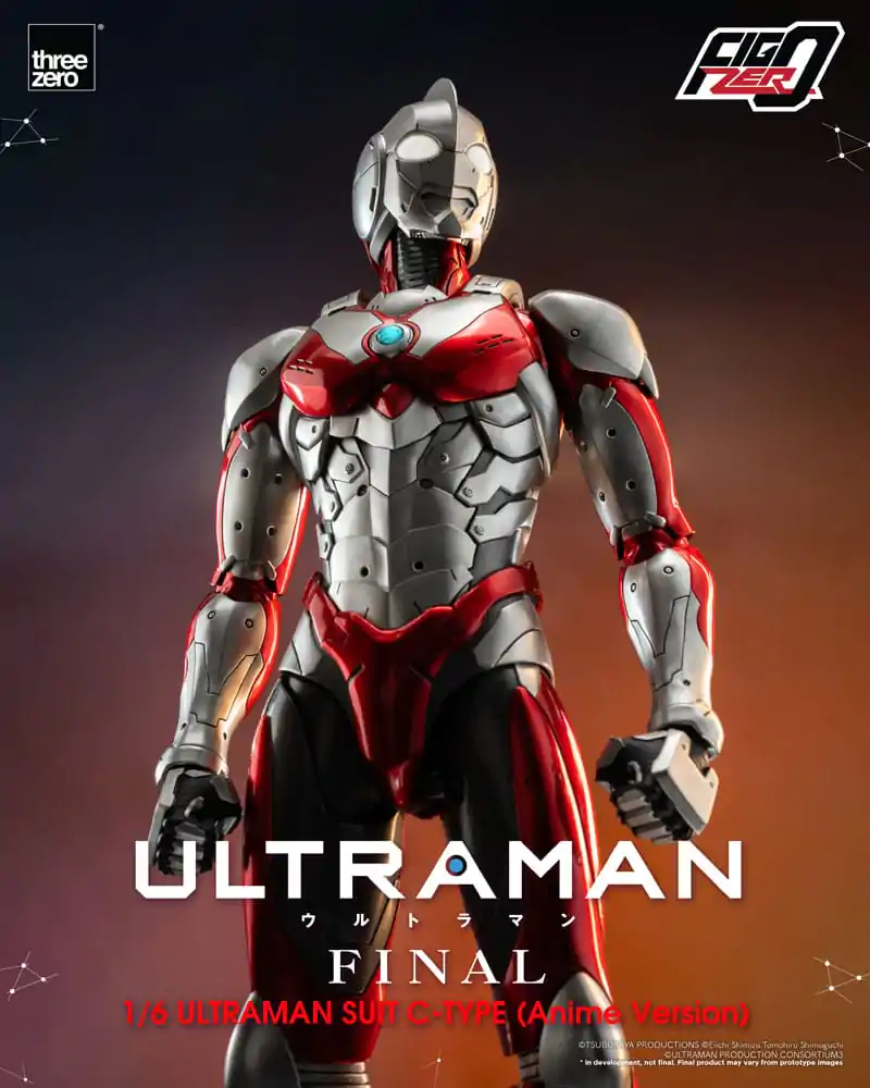 Ultraman FigZero Akčná figúrka 1/6 Ultraman Suit C-Type (Anime Version) 31 cm produktová fotografia