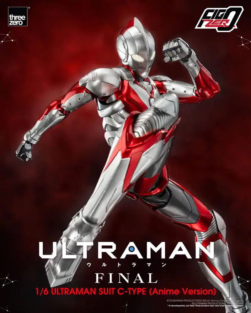 Ultraman FigZero Akčná figúrka 1/6 Ultraman Suit C-Type (Anime Version) 31 cm produktová fotografia