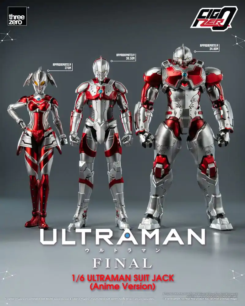 Ultraman Final FigZero akčná figúrka 1/6 Ultraman Suit Jack Anime Version 35 cm produktová fotografia