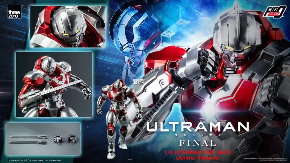 Ultraman Final FigZero akčná figúrka 1/6 Ultraman Suit Jack Anime Version 35 cm produktová fotografia